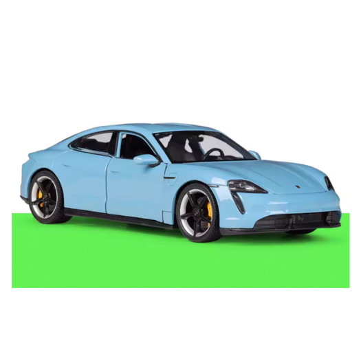 Porsche Taycan Turbo S Alloy Car Model Diecasts Metal Toy Sports Car Model High Simulation Collection Childrens Gifts - 1:24